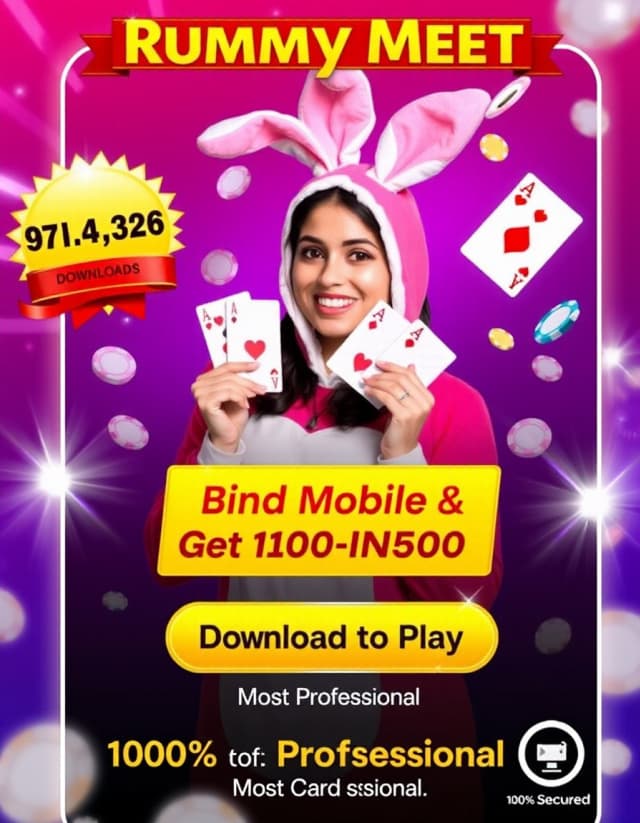 Rummy Meet Banner